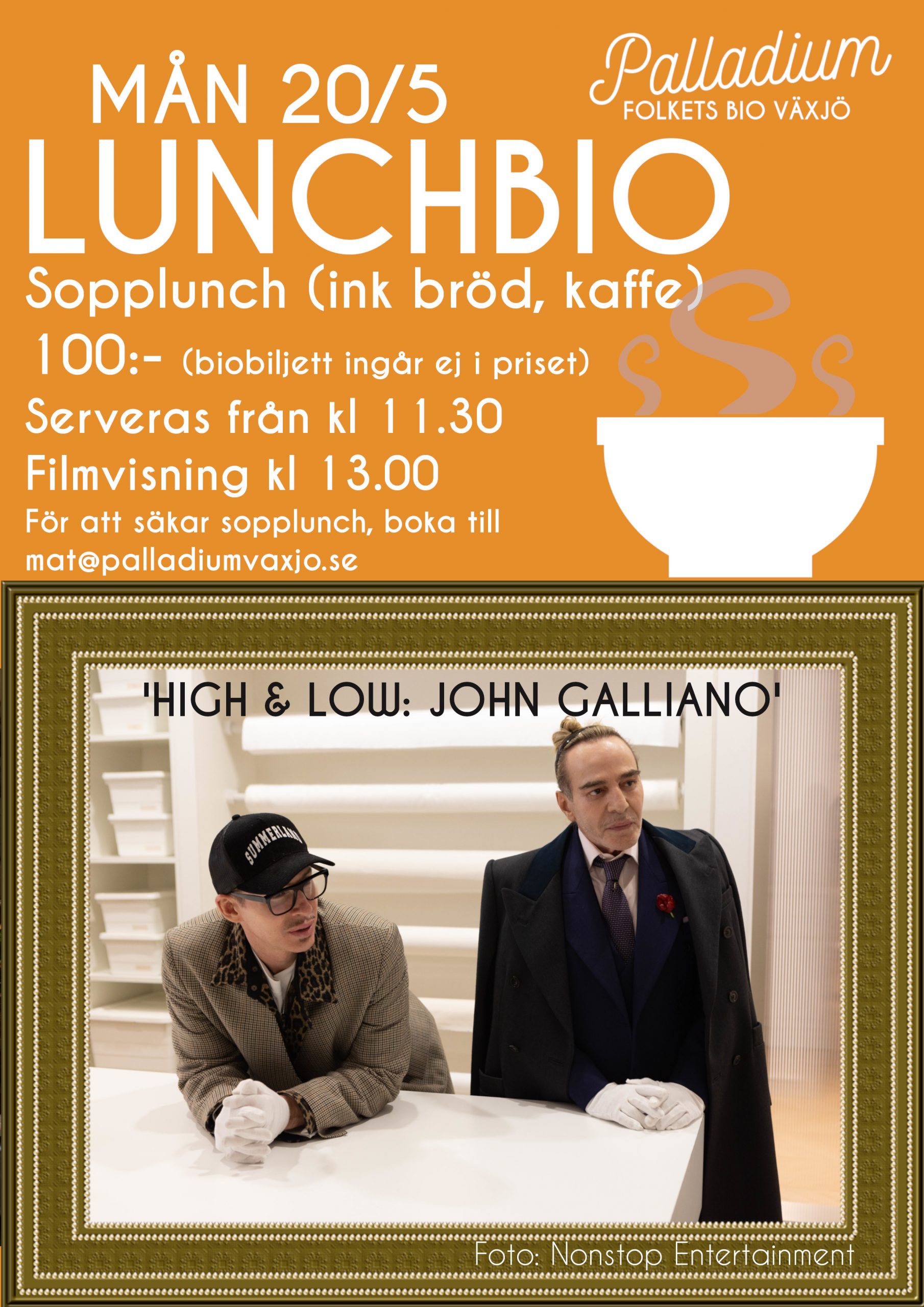 LUNCHBIO – HIGH & LOW: JOHN GALLIANO