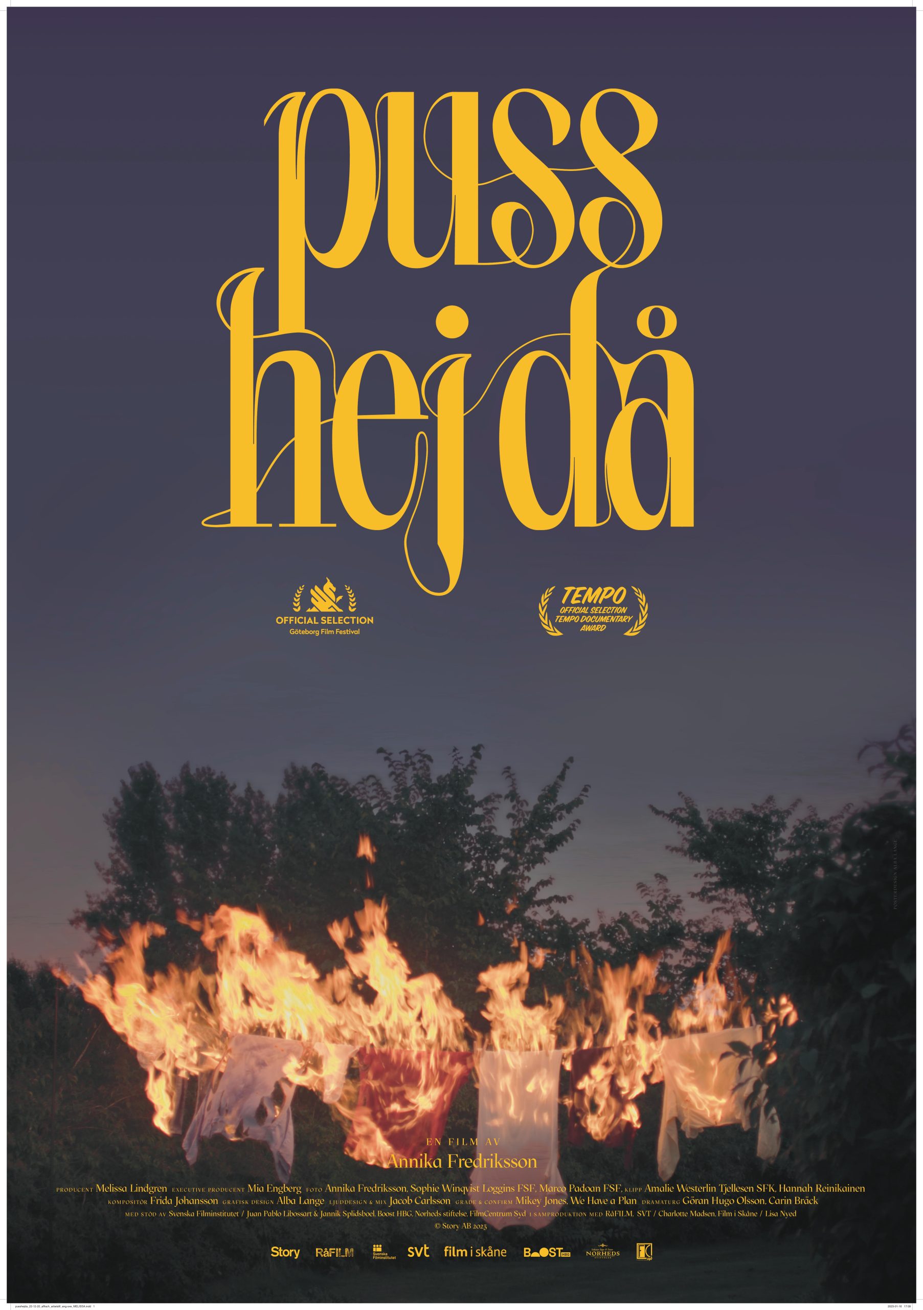 PUSS, HEJ DÅ – FILM & SAMTAL MED REGISSÖREN