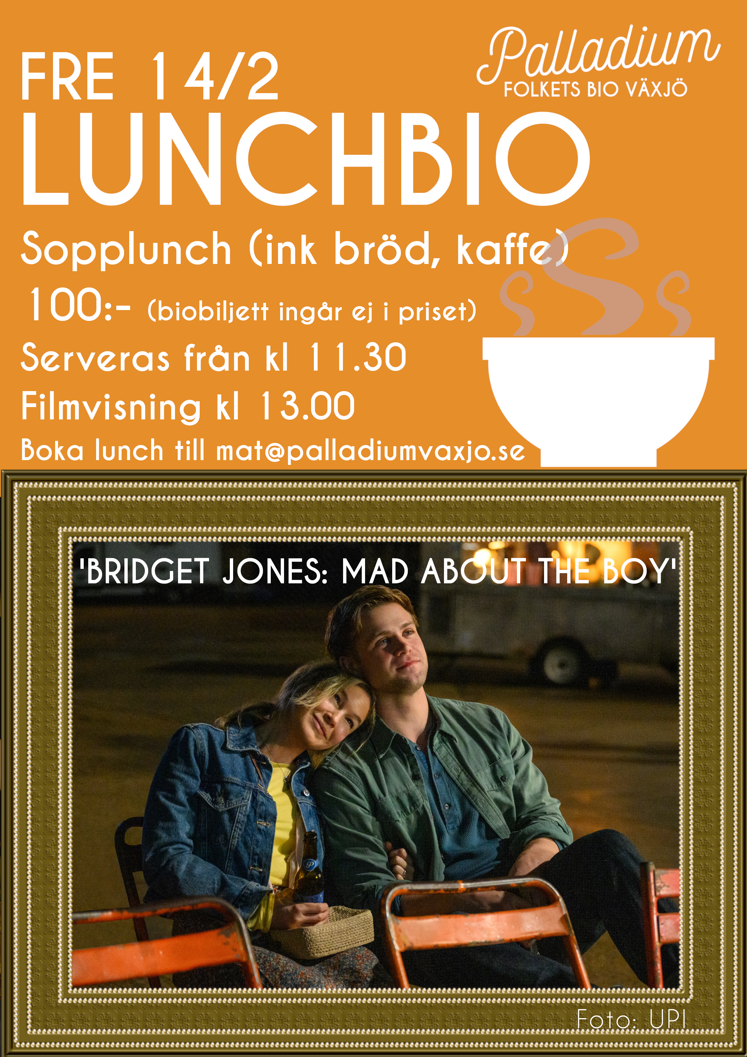 BRIDGET JONES: MAD ABOUT THE BOY – LUNCHBIO